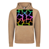 Vintage Coffee cow glitter seamless pattern Vintage Hoodie - BundleAndBundleShop