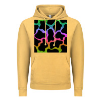 Vintage Mustard cow glitter seamless pattern Vintage Hoodie - BundleAndBundleShop
