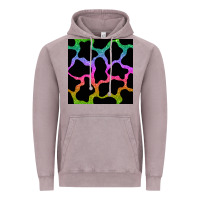 Vintage Zinc cow glitter seamless pattern Vintage Hoodie - BundleAndBundleShop