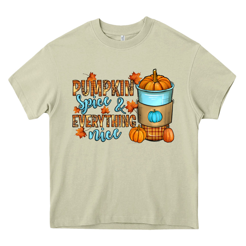 Pumpkin Spice And Everything Nice Heavy Core Tee by RanaPortraitStore | Teevron