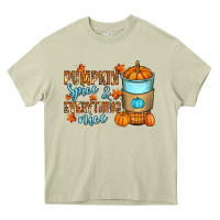 Mossy Pumpkin spice and everything nice Heavy Core Tee - RanaPortraitStore