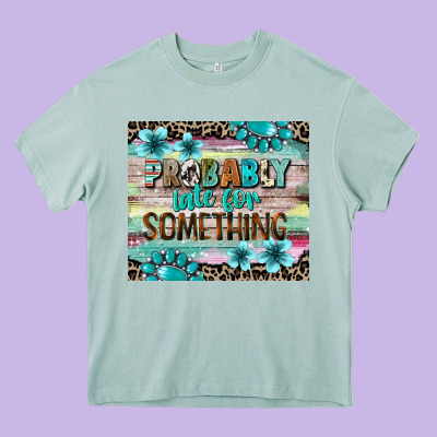 Probably Late For Something Tumbler 3 Heavy Core Tee Designed By Cowgirlartshop
