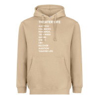 Mushroom theater life funny Heavyweight Hoodie - DesigneFamous