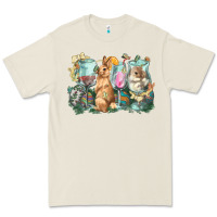 Bone Easter Day wine glasses bunny Premium Tee - HowdyJamesFarm