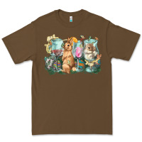 Cacao Easter Day wine glasses bunny Premium Tee - HowdyJamesFarm