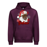Mauve Wine african american santa believe Urban Hoodie - RanaPortraitStore