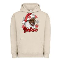 Pigment French Oak african american santa believe Urban Hoodie - RanaPortraitStore