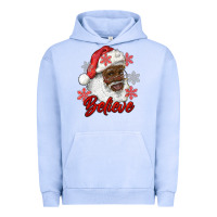 Pigment Grape Ice african american santa believe Urban Hoodie - RanaPortraitStore