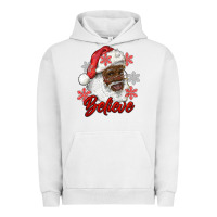 Pigment Lunar Rock african american santa believe Urban Hoodie - RanaPortraitStore