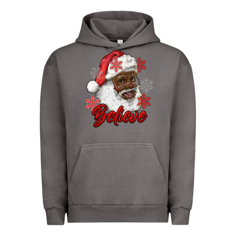 African American Santa Believe Urban Hoodie by RanaPortraitStore | Teevron