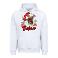 White african american santa believe Urban Hoodie - RanaPortraitStore
