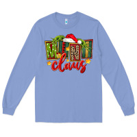Colony Blue christmas mini claus Long Sleeve Tee - FaDigitalArtStudio