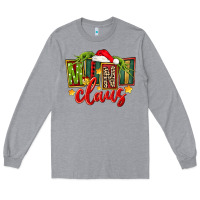 Heather Grey christmas mini claus Long Sleeve Tee - FaDigitalArtStudio