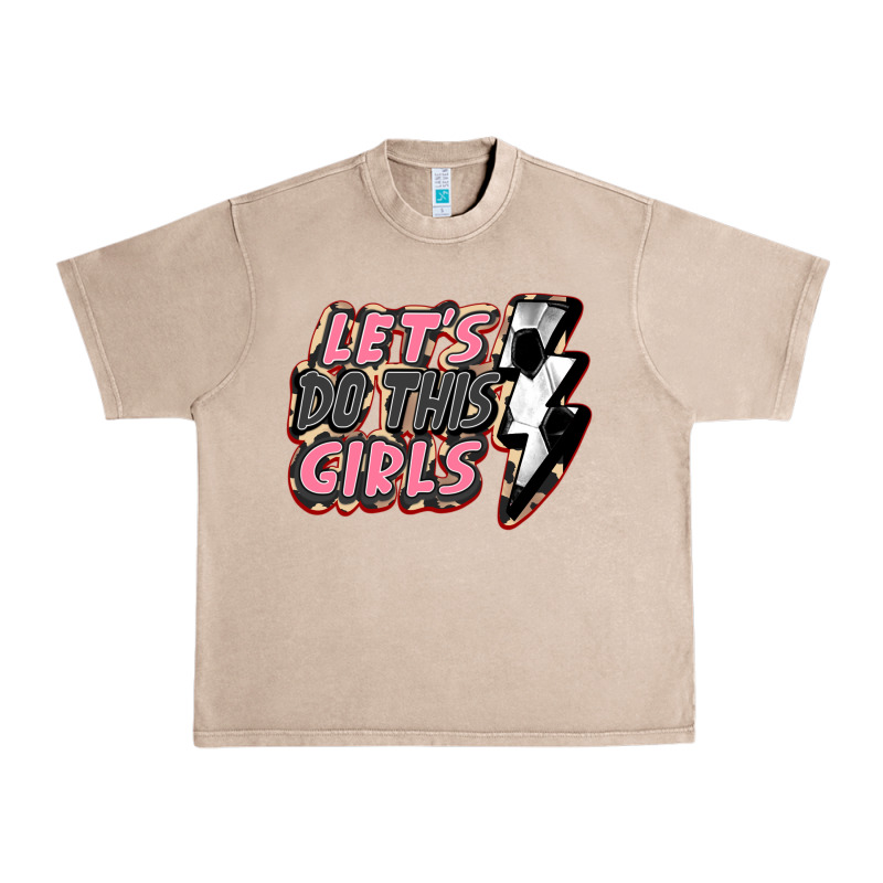 Let's Do This Girls Soccer Urban Heavy Tee by FaDigitalArtStudio | Teevron