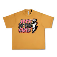 Peanut Butter let's do this girls soccer Urban Heavy Tee - FaDigitalArtStudio