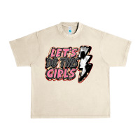 Sandshell let's do this girls soccer Urban Heavy Tee - FaDigitalArtStudio