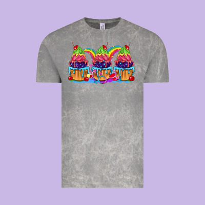 Pride Cupcake Vintage Tee Designed By Fadigitalartstudio