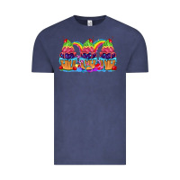 Vintage Denim Pride cupcake Vintage Tee - FaDigitalArtStudio