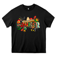 Black cinco de mayo barber Heavy Core Tee - CowGirlArtShop