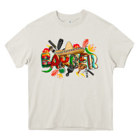 Cream cinco de mayo barber Heavy Core Tee - CowGirlArtShop