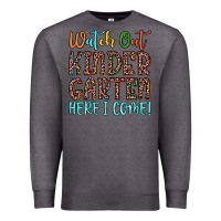 Charcoal Heather watch out kindergarten here i come! Premium Sweatshirt - JahusDesignShop