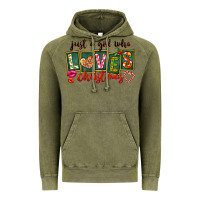 Vintage Olive Just A Girl Who Loves Christmas Vintage Hoodie - FaDigitalArtStudio