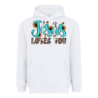 White jesus loves you Heavyweight Hoodie - JahusDesignShop