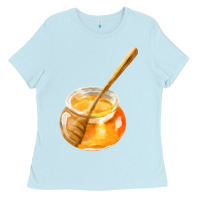 Baby Blue honeypot and honeydipper fa element Ladies Tee - FaDigitalArtStudio