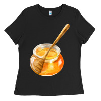 Black honeypot and honeydipper fa element Ladies Tee - FaDigitalArtStudio