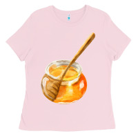 Bubblegum Pink honeypot and honeydipper fa element Ladies Tee - FaDigitalArtStudio