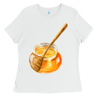 White honeypot and honeydipper fa element Ladies Tee - FaDigitalArtStudio