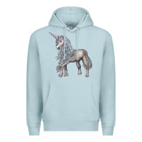 Blue Mist Unicorn Premium Hoodie - LillyAllenDesigns