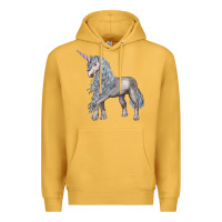 Mustard Unicorn Premium Hoodie - LillyAllenDesigns