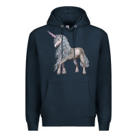 Navy Unicorn Premium Hoodie - LillyAllenDesigns