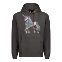 Smoke Unicorn Premium Hoodie - LillyAllenDesigns