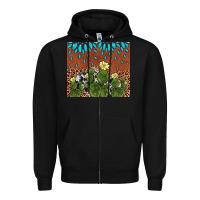 Black cactus gemstone Zipper Hoodie - AdoDesignShop