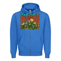 True Royal cactus gemstone Zipper Hoodie - AdoDesignShop