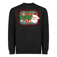 Black believe santa Heavyweight Sweatshirt - AdoDesignShop