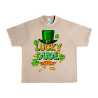French Oak lucky dude St. Patricks Day Urban Heavy Tee - FaDigitalArtStudio