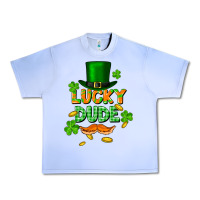 Grape Ice lucky dude St. Patricks Day Urban Heavy Tee - FaDigitalArtStudio