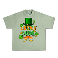 Oil Green lucky dude St. Patricks Day Urban Heavy Tee - FaDigitalArtStudio