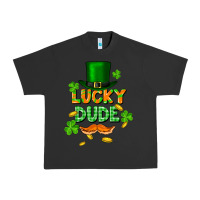 Pigment Black lucky dude St. Patricks Day Urban Heavy Tee - FaDigitalArtStudio