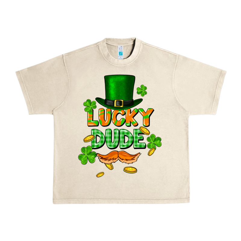 Lucky Dude St. Patricks Day Urban Heavy Tee by FaDigitalArtStudio | Teevron