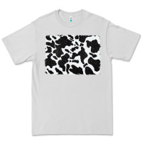 Dove Grey distressed black glitter cowhide pattern Premium Tee - RanaPortraitStore