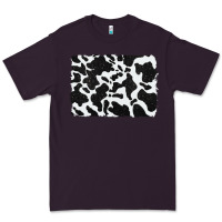 Plum distressed black glitter cowhide pattern Premium Tee - RanaPortraitStore
