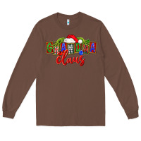Chestnut Christmas Grandma Claus Long Sleeve Tee - FaDigitalArtStudio
