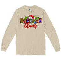 Mushroom Christmas Grandma Claus Long Sleeve Tee - FaDigitalArtStudio