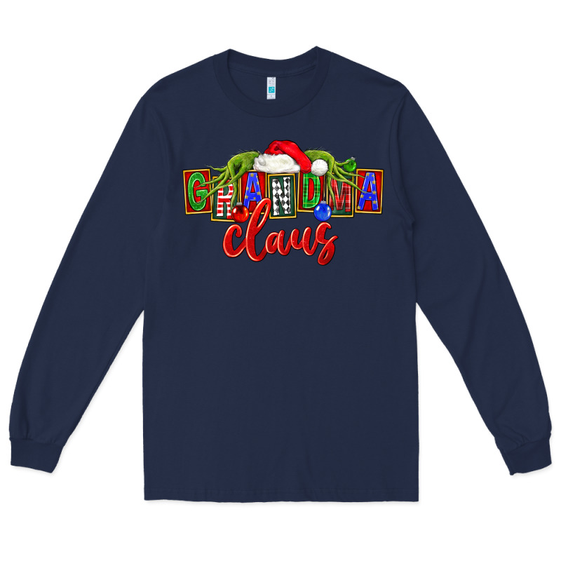 Christmas Grandma Claus Long Sleeve Tee by FaDigitalArtStudio | Teevron