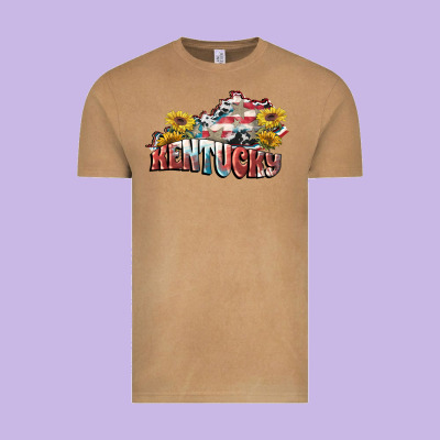 Kentucky 4th Of July Vintage Tee Designed By Fadigitalartstudio