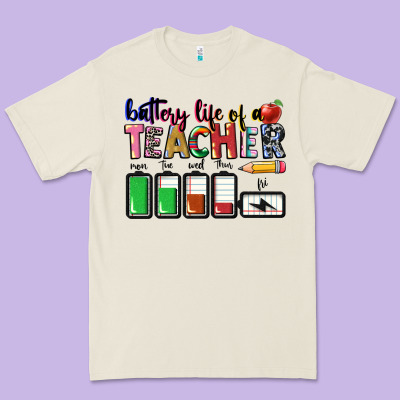 Battery Life Of Teacher Premium Tee Designed By Cowgirlartshop